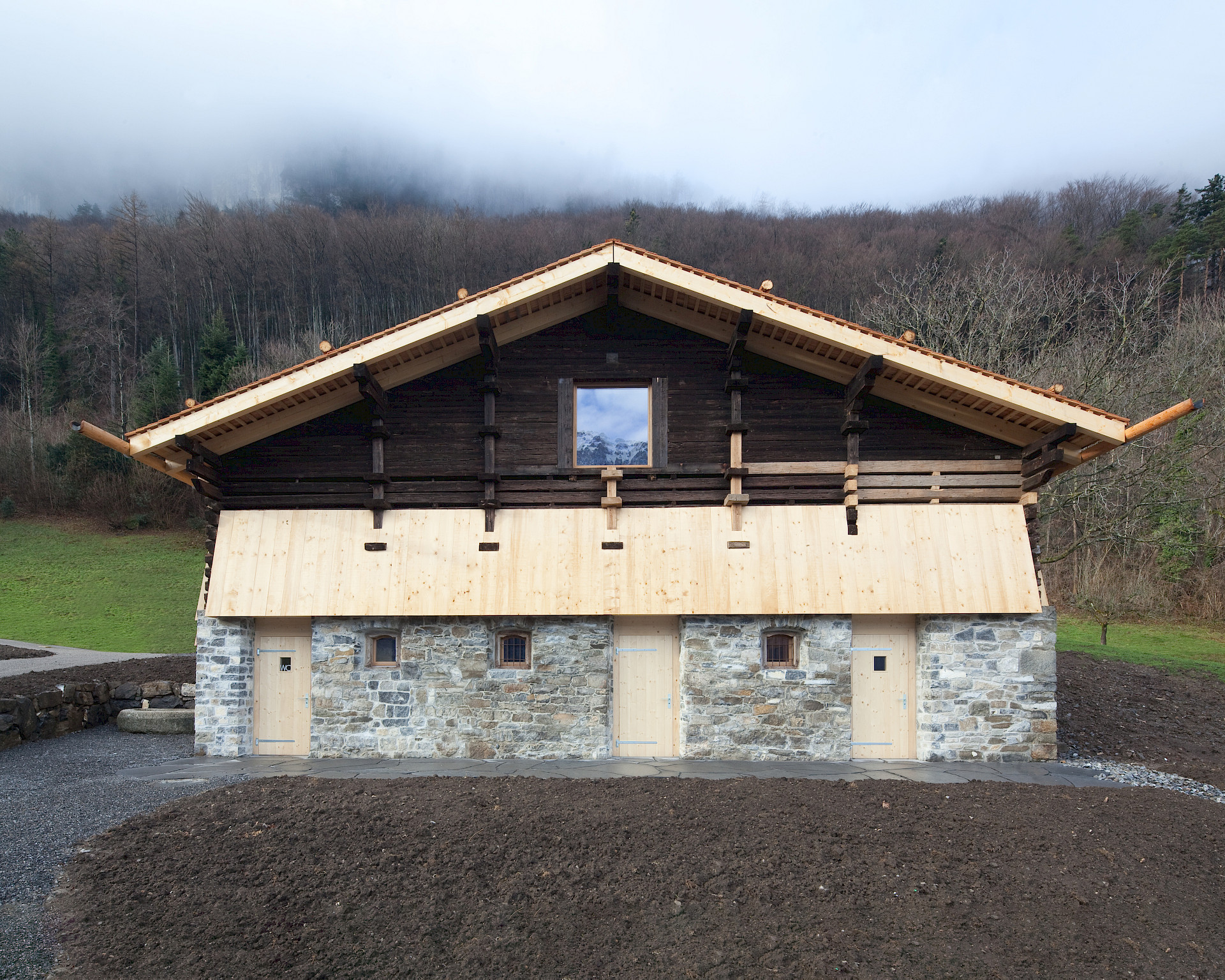 Um- und Neubauten auf dem Rütli in Seelisberg.